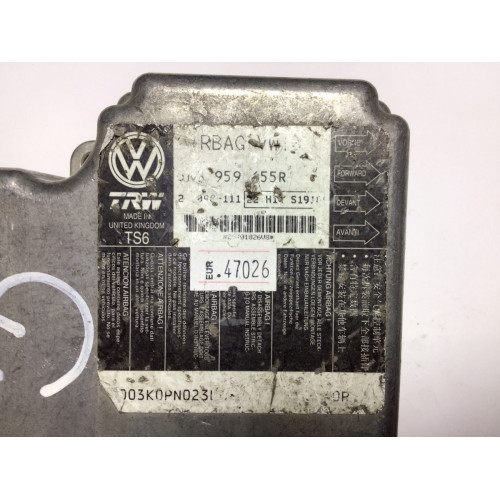 Volkswagen Passat Seat Leon Airbag Beyini 5N0959655R