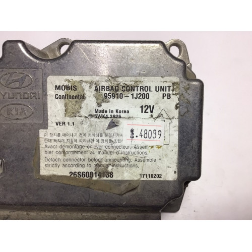Hyundai İ20 Airbag Beyni 95910-1J200 5WK43926