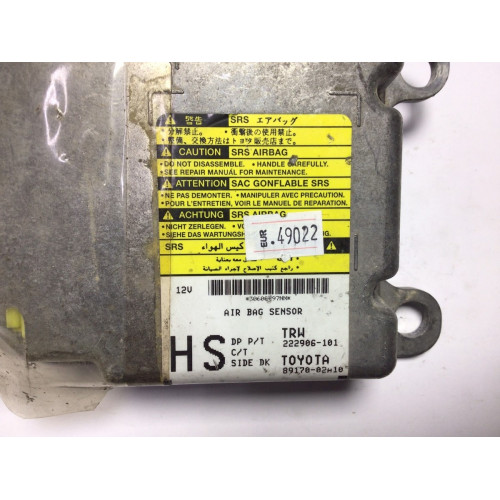 Toyota Corolla Airbag Beyni 222906-101 89170-02A10