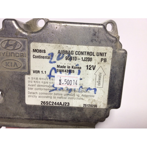Hyundai İ20 Airbag Beyni 95910-1J200 5WK43926