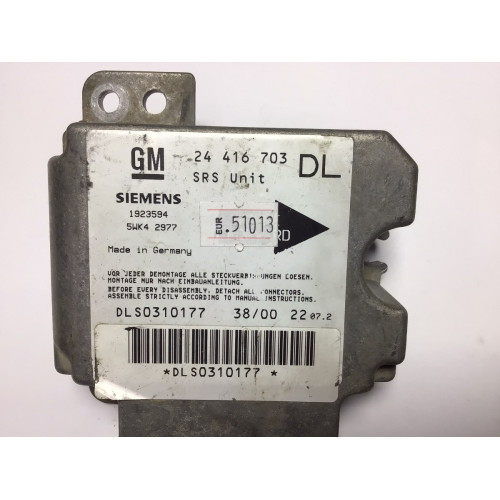 Opel Astra G Airbag Beyni 24416703 5WK42977 DL