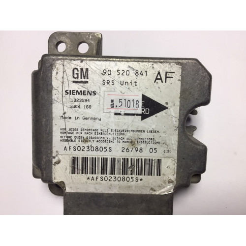Opel Astra G Airbag Beyni 90520841 5WK4168 AF