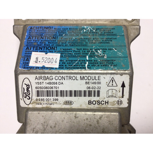 Ford Ka Airbag Beyni 0285001399 YS5T-14B056-DA