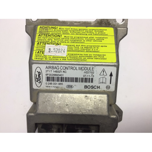 Ford Transit Connect Airbag Computer 2T1T-14B321-AC 0285001955