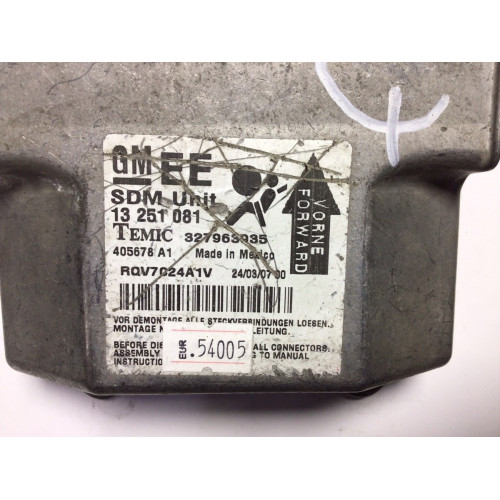 Opel Astra H Airbag Beyni  13251081 327963935 EE