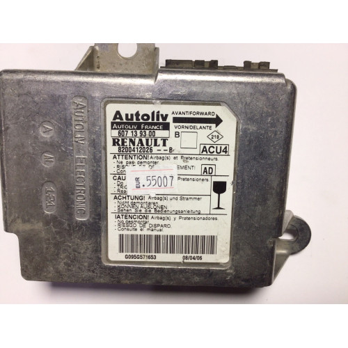 Renault Megane 2 Airbag Beyni 8200412026 607139300