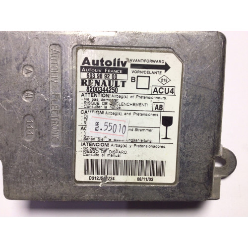 Renault Megane Airbag Beyni 603989200 8200344250