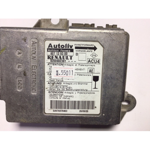 Renault Megane 2 Airbag Beyni 8200682381 607139300