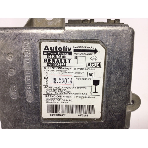 Renault Megane 2 Airbag Beyni 8200367444 604289600