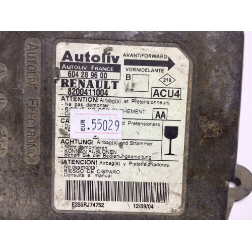 Renault Megane Airbag Beyni 8200411004A 604289600