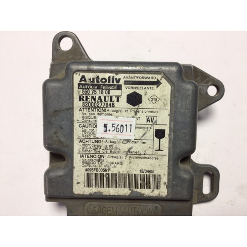 Renault Kangoo Airbag Beyni 8200027784B 550751800