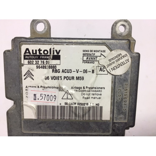 Citroen Berlingo Airbag Beyni 9648938880 602327600