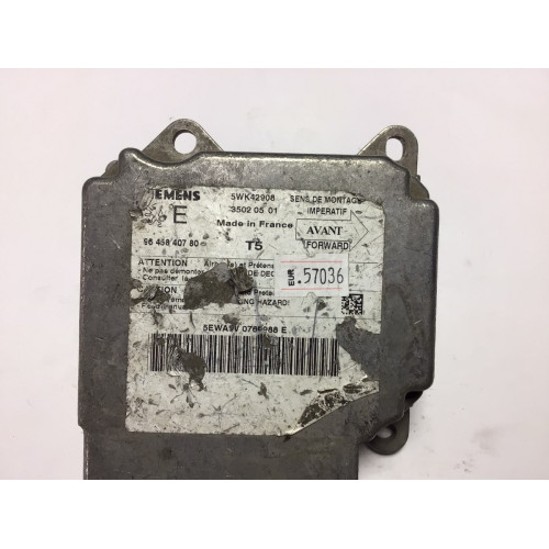 Peugeot 307 Airbag Beyni 9645840780 5WK42908