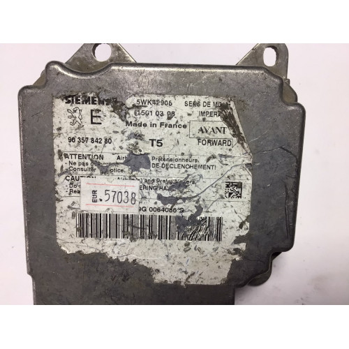 Peugeot 307 Airbag Beyni 9635784280 5WK42908