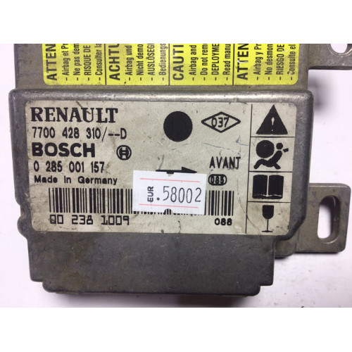 Renault Clio 2 Airbag Beyni 0285001157 7700428310