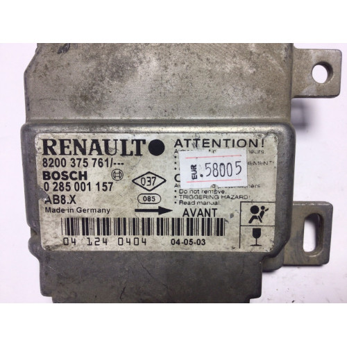 Renault Clio 2 Airbag Beyni 0285001157 8200375761 