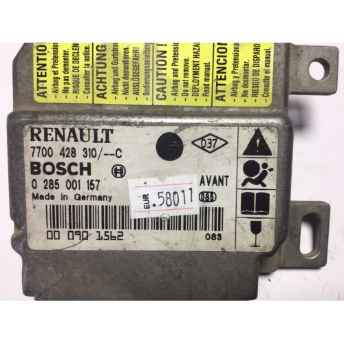 Renault Clio 2 Airbag Beyni 0285001157 7700428310