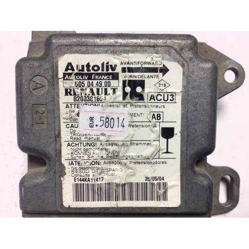 Renault Megane Airbag Beyni 605044900 8200381654