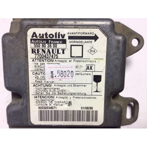 Renault Megane Airbag Beyni 550803600 7700437475