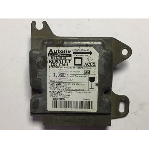 Renault Megane Airbag Beyni 8200117651A 600639400