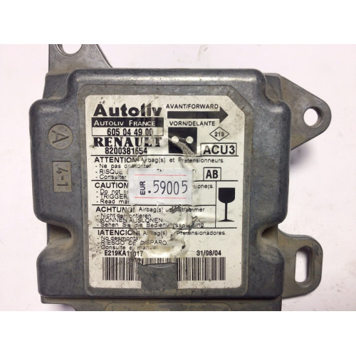 Renault Megane Airbag Beyni 605044900 8200381654