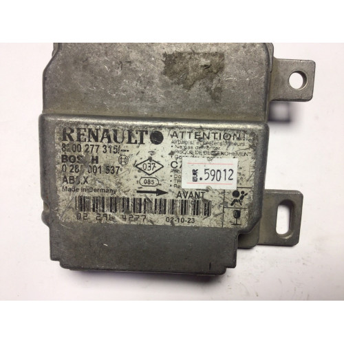 Renault Clio Airbag Beyni 8200277315 0285001537