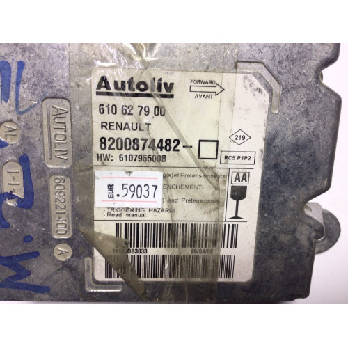 Renault Scenic Airbag Beyni 8200874482 610627900