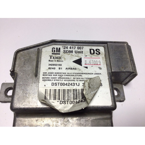 Opel Corsa C Airbag Beyni 24417007 342853160 DS