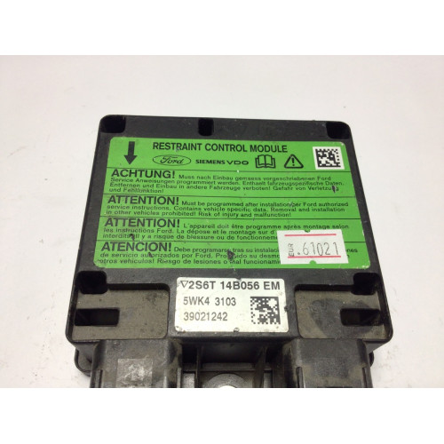 Ford Fusion Airbag Beyni 2S6T14B056EM 5WK43103