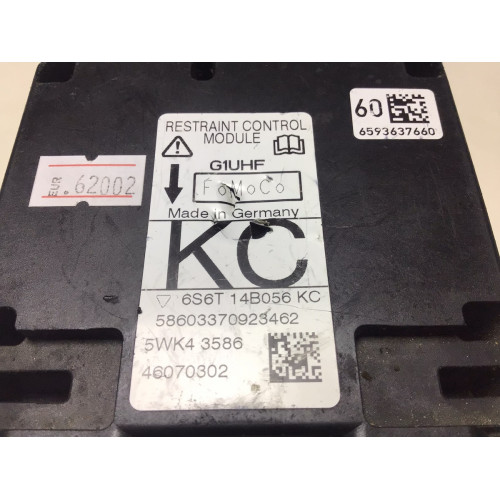 Ford Fiesta Airbag Beyni 6S6T14B056KC 5WK43586
