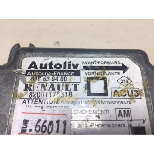 Renault Megane Airbag Beyni 8200117651B 600639400
