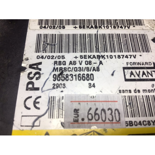 Cıtrioen c3 1.4 Airbag Beyni 9658316680
