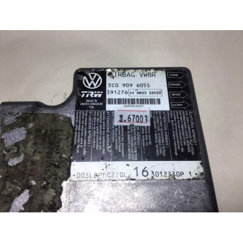 Volkswagen Passat 2.0L Airbag Beyni 3C0909605S 391276 
