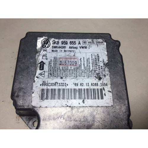 Volkswagen Golf Airbag Beyni 5K0959655A 5WK44201