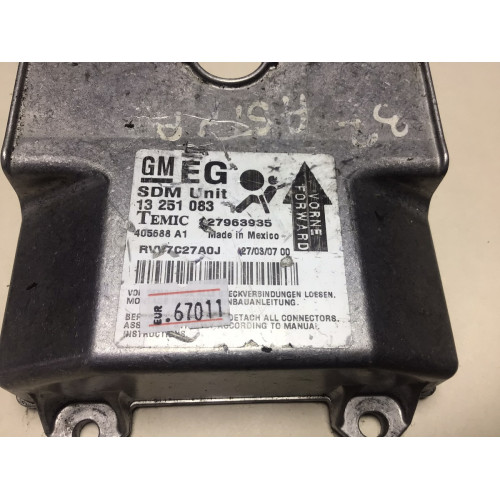 Opel Astra Airbag Beyni 13251083 405688