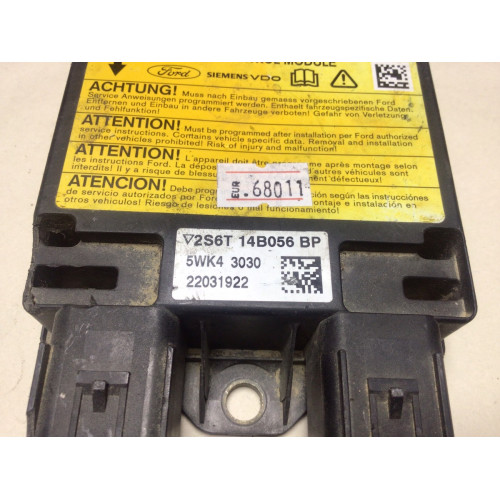 Ford Fusion Fiesta Airbag Beyni 2S6T14B056BP 5WK43030