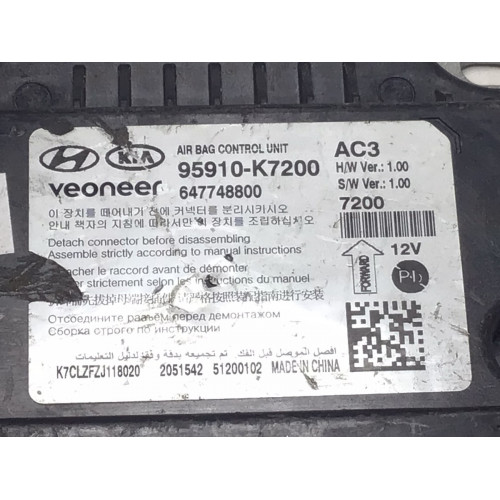 Hyundai İ10 Airbag Beyni 95910-K7200 647748800