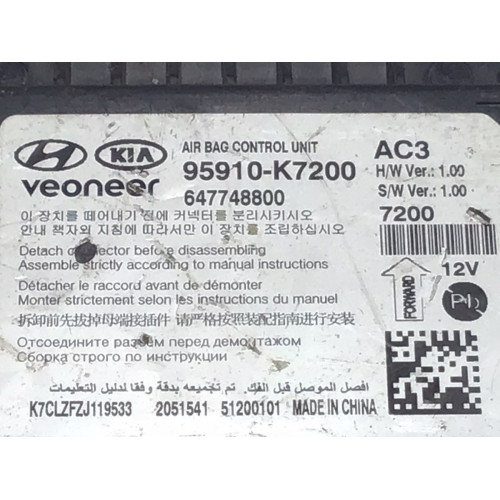Hyundai İ10 Airbag Beyni 95910-K7200 647748800