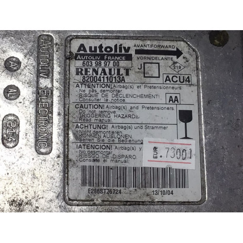 Renault Scenıc 2 Airbag Beyni 603989700 8200411013A