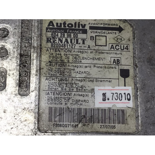 Renault Megane 2 Airbag Beyni 8200481127A 604289600