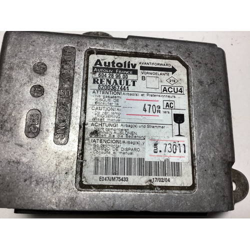 Renault Megane 2 Airbag Beyni 8200367444 604289600