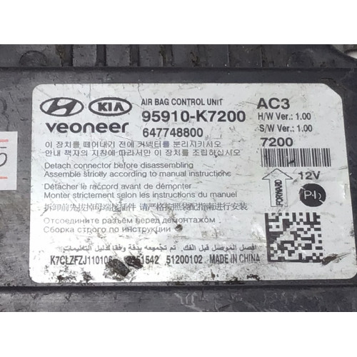 Hyundai İ10 Airbag Beyni 95910-K7200 647748800