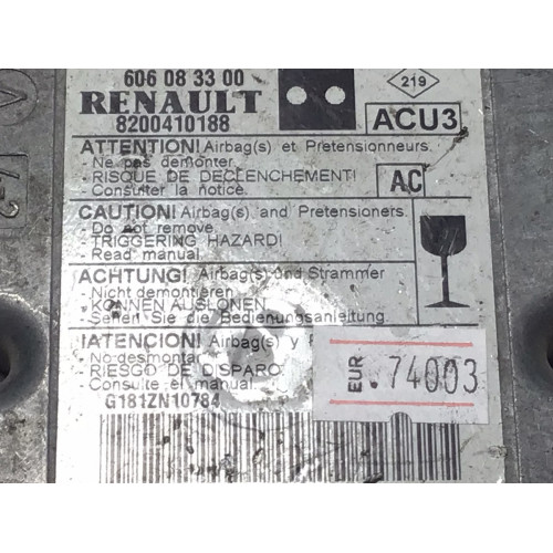 Renault Kangoo 2 Airbag Beyni 8200410188 606083300