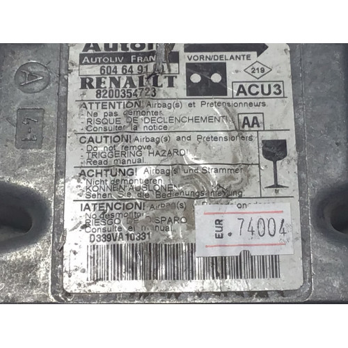 Renault Kangoo Airbag Beyni 604649100 8200354723