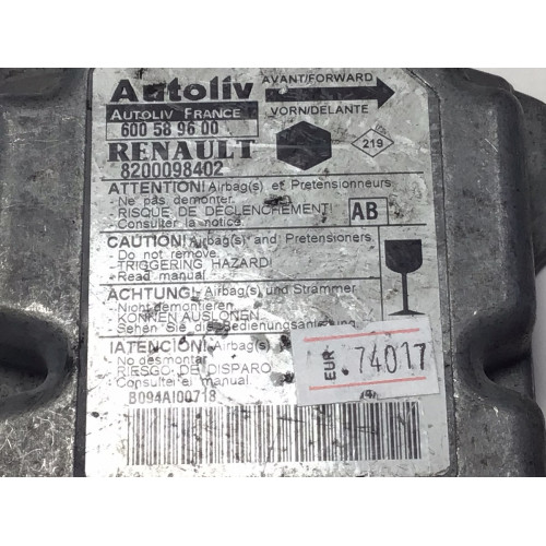 Renault Clio Symbol Kangoo Airbag Beyni 8200098402 600589600