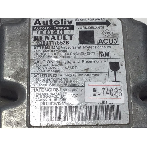 Renault Megane Airbag Beyni 8200117652B 600639500