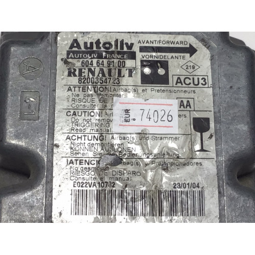 Renault Kangoo Airbag Beyni 604649100 8200354723