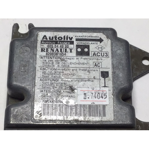 Renault Megane Airbag Beyni 605044900 8200381654