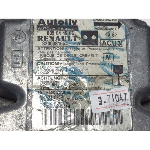 Renault Megane Airbag Beyni 605044900 8200381654A