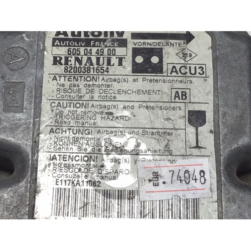 Renault Megane Airbag Beyni 605044900 8200381654